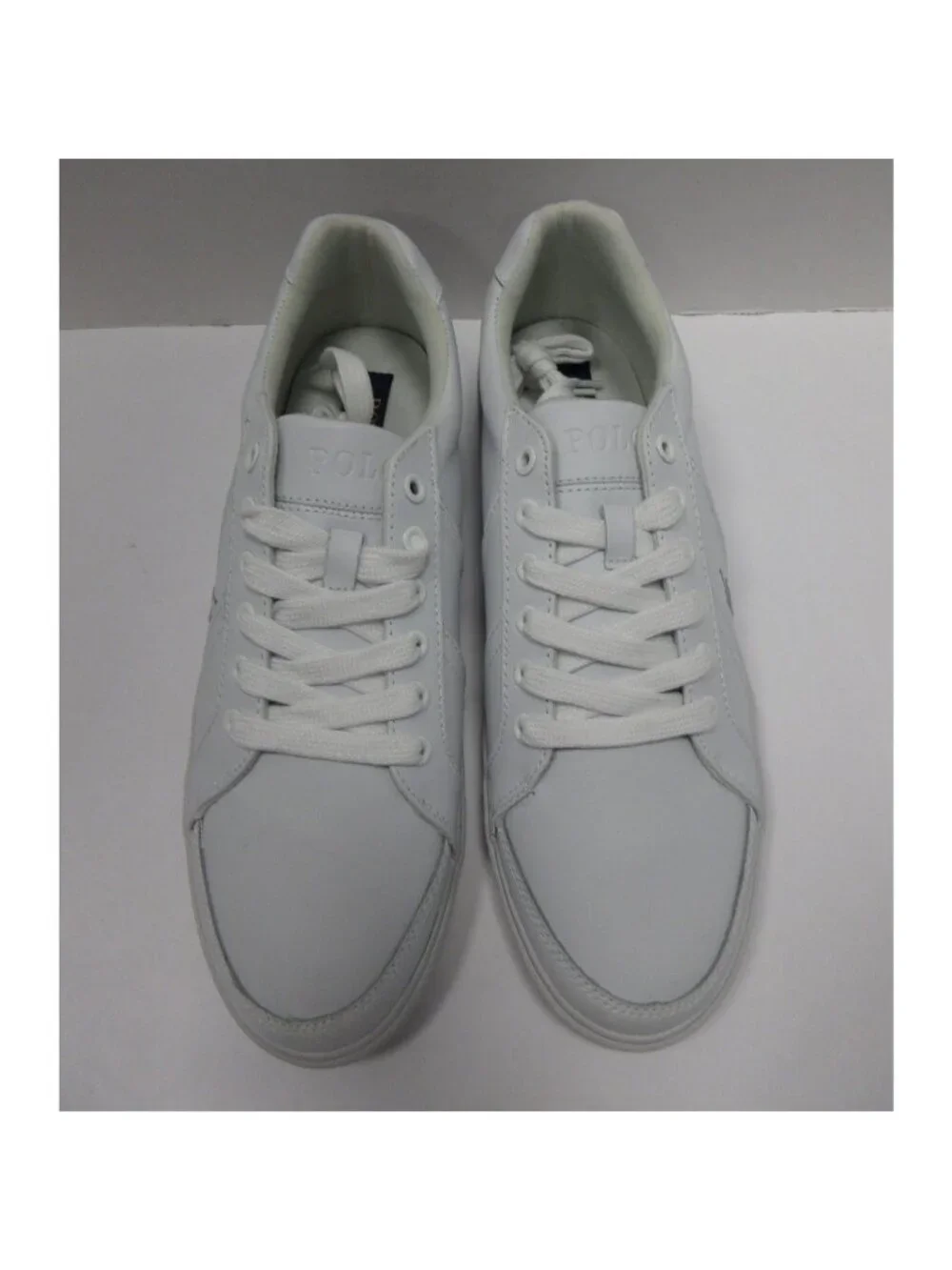 Polo Ralph Lauren Sneakers 11 D Hugh Action Leather Low Top Lace Up